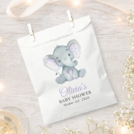 Niedlicher Elefant, Kleiner Elefant, Lilac, Babydu Geschenktütchen