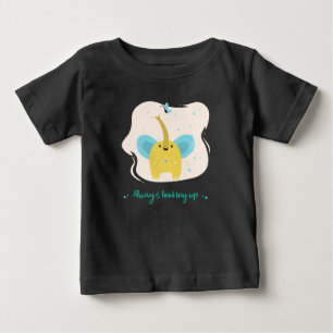 Niedlicher Elefant mit dem ständigen Nachschlagen Baby T-shirt