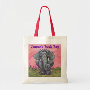 Niedlicher Elefant Personalisierter Buchbeutel Tragetasche