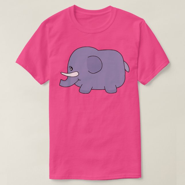 Niedlicher Elefant T-Shirt (Design vorne)