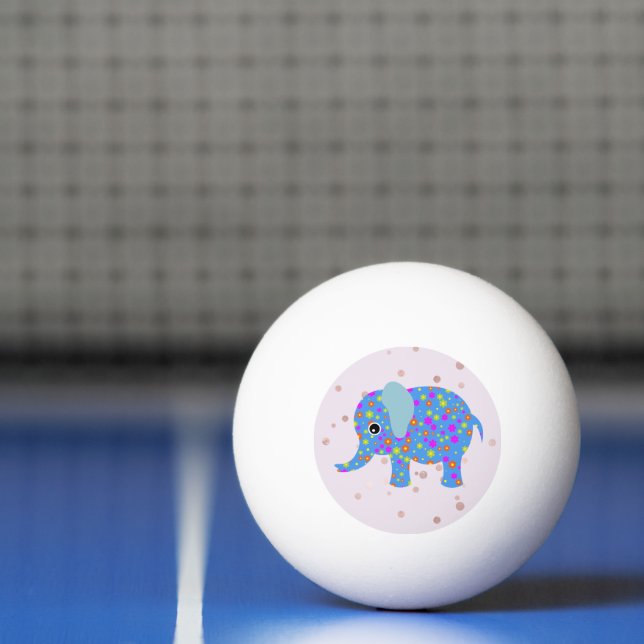 Niedlicher Elefant Tischtennisball (Netto)