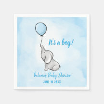 Niedlicher Elefantenbaby-Duschjunge