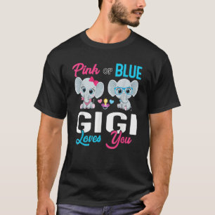 Niedlicher Elefantenbewahrer der Gender Gigi Liebe T-Shirt