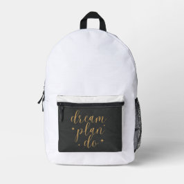 Niedlicher Eleganter Minimalistischer Traumplan En Bedruckter Rucksack