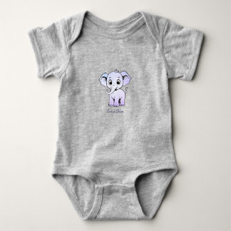 Niedlicher Elephant Baby Bodysuit Strampler