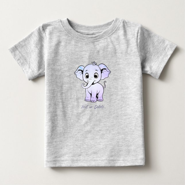 Niedlicher Elephant Baby T - Shirt (Vorderseite)