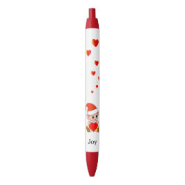 Niedlicher Elf mit Liebe Herz auf weißem Hintergru Kugelschreiber