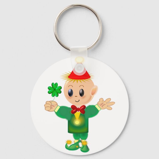 Niedlicher Elf Schlüsselanhänger (Vorderseite)