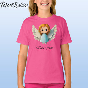 Niedlicher Engel-Adorable-Cartoon-Grafik T-Shirt
