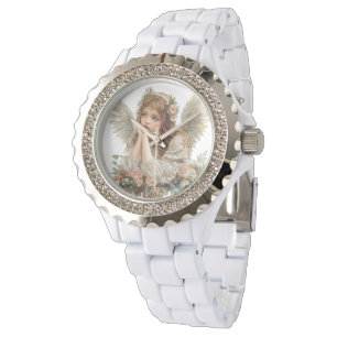 Niedlicher Engel / Cherub / Guardian Angel Armbanduhr