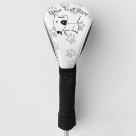 Niedlicher englischer Bull Terrier Golf Headcover