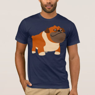 Niedlicher englischer Bulldoggen-T - Shirt