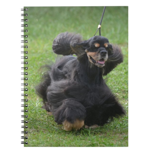 Niedlicher englischer Cockerspaniel Notizblock (Vorderseite)