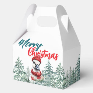 Niedlicher Entenschwan Weihnachtssüß Frohe Weihnac Geschenkschachtel