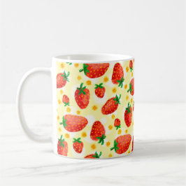 Niedlicher Erdbeerkaffee Kaffeetasse