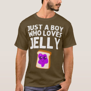 Niedlicher Erdnussbutter und Gelee-Art für Jungen T-Shirt