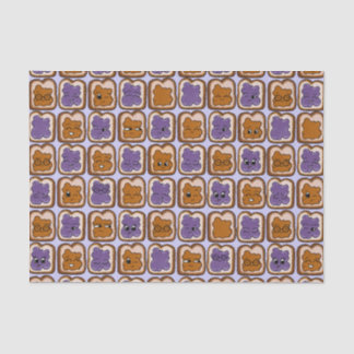 Niedlicher Erdnussbutter und Jelly-Tissue Seidenpapier