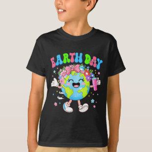 Niedlicher Erdtagsplanet Kokette Umwelt Frauen T-Shirt