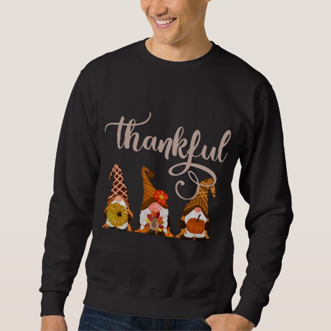 Niedlicher Erntedank - Dankbare Nomaden Sweatshirt (Vorderseite)