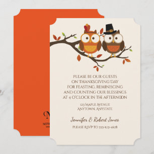 Niedlicher Erntedank - Einladung