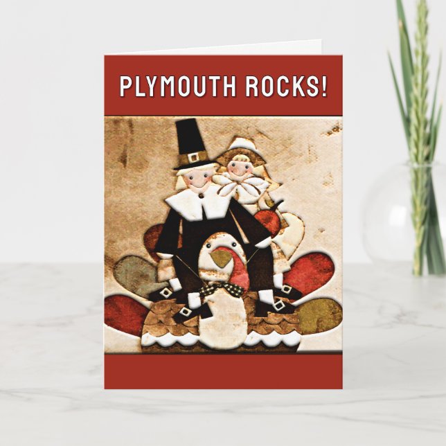 Niedlicher Erntedank Feiertagskarte (Vorderseite)