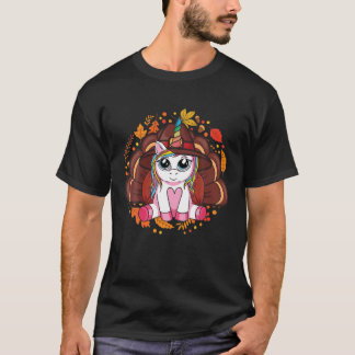 Niedlicher Erntedank Mädchen Kinder Kleinkind Türk T-Shirt