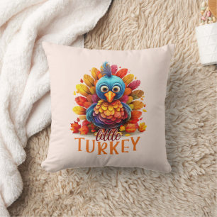 Niedlicher Erntedank Türkei Kissen