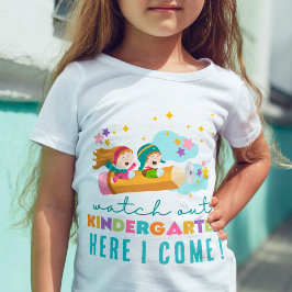 Niedlicher Erster Kindergartenspass zurück zur Sch T-Shirt