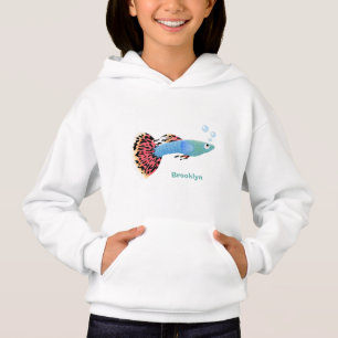Niedlicher extravaganter tropischer Cartoon Hoodie