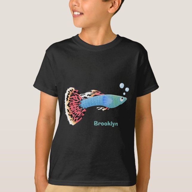 Niedlicher extravaganter tropischer Cartoon T-Shirt (Vorderseite)