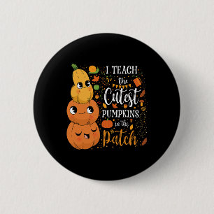 Niedlicher Fall bringen Niedlichen Pumpkin in Patc Button