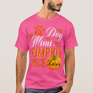 Niedlicher Fall Frauen Geschenk Hund Mimi Pumpkin T-Shirt