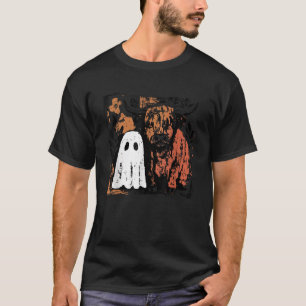 Niedlicher Fall Highland Kuh Ghost Halloween Spook T-Shirt