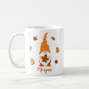 Niedlicher Fall-Individuelle Name-Fallende Blätte Kaffeetasse