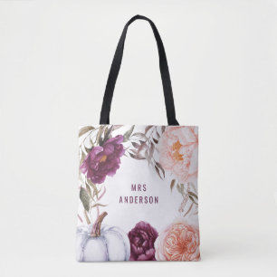 niedlicher Fall lila rosa florale elegant personal Tasche