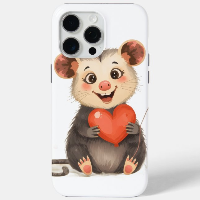 Niedlicher Fall Possum Phone Case-Mate iPhone Hülle (Rückseite)