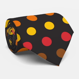 niedlicher Fall Saisonaler Polka-Punkt Krawatte