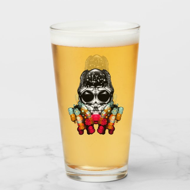 Niedlicher Fall Spider mit Dewdrop Hat Glas (Vorne (Gefüllt))
