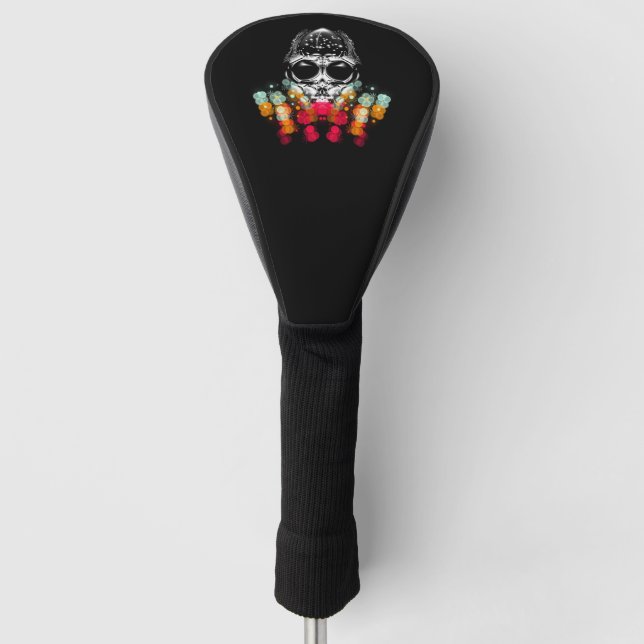 Niedlicher Fall Spider mit Dewdrop Hat Golf Headcover (Vorderseite)