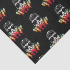 Niedlicher Fall Spider mit Dewdrop Hat Muster Seidenpapier