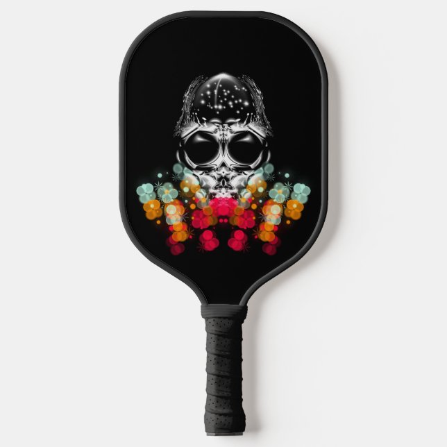 Niedlicher Fall Spider mit Dewdrop Hat Pickleball Schläger (Vorderseite)