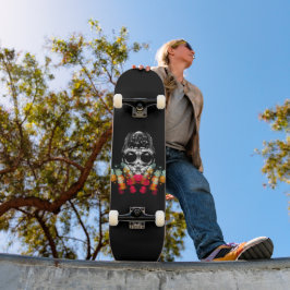 Niedlicher Fall Spider mit Dewdrop Hat Skateboard