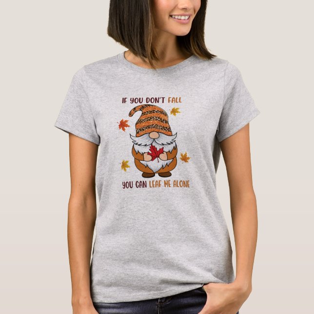 Niedlicher Fall Sweet Fall/Gnome T-Shirt (Vorderseite)