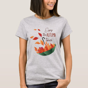 Niedlicher Fall Sweet Fall / Regenschirm T - Shirt