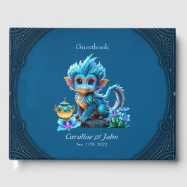 Niedlicher Fantasy-Affe Gästebuch