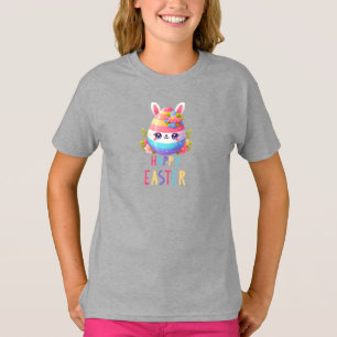 Niedlicher, farbenfroher Ostereier T-Shirt