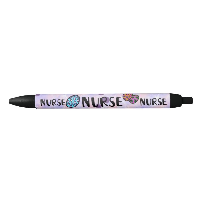 Niedlicher, farbiger Nurse Lila Pen Kugelschreiber (Vorderseite)