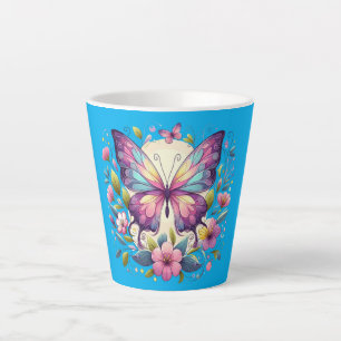 Niedlicher, farbiger Schmetterling Milchtasse