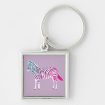 Niedlicher, farbiger Zebra-Tierdruck lila-blau