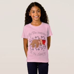 Niedlicher Faulenzer Weihnachten Diese Jahreszeit T-Shirt